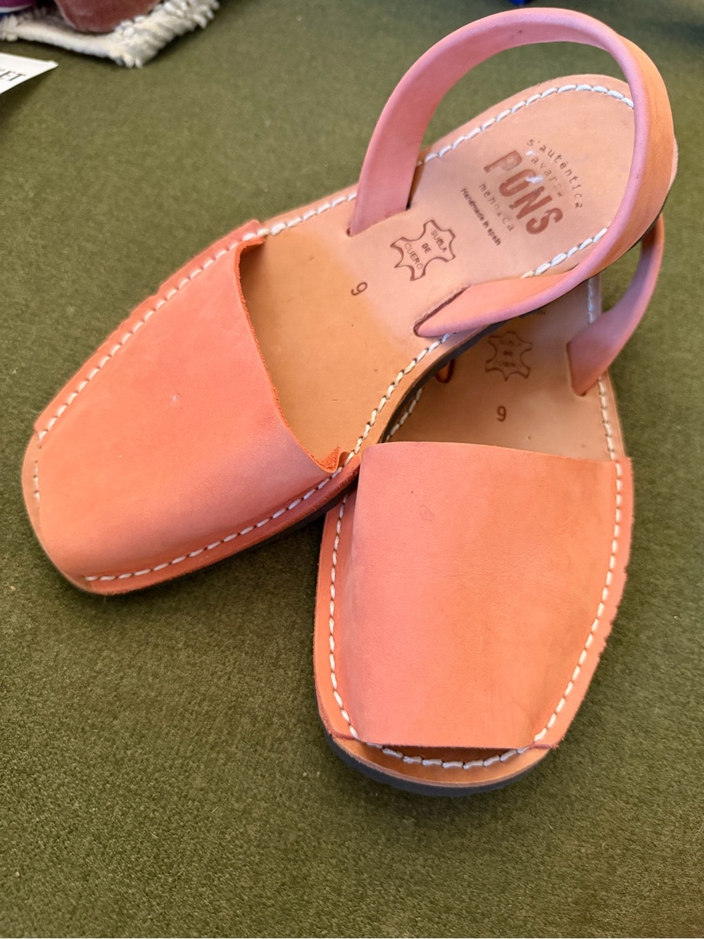 PONS Coral Leather Women’s Slingback Sandals